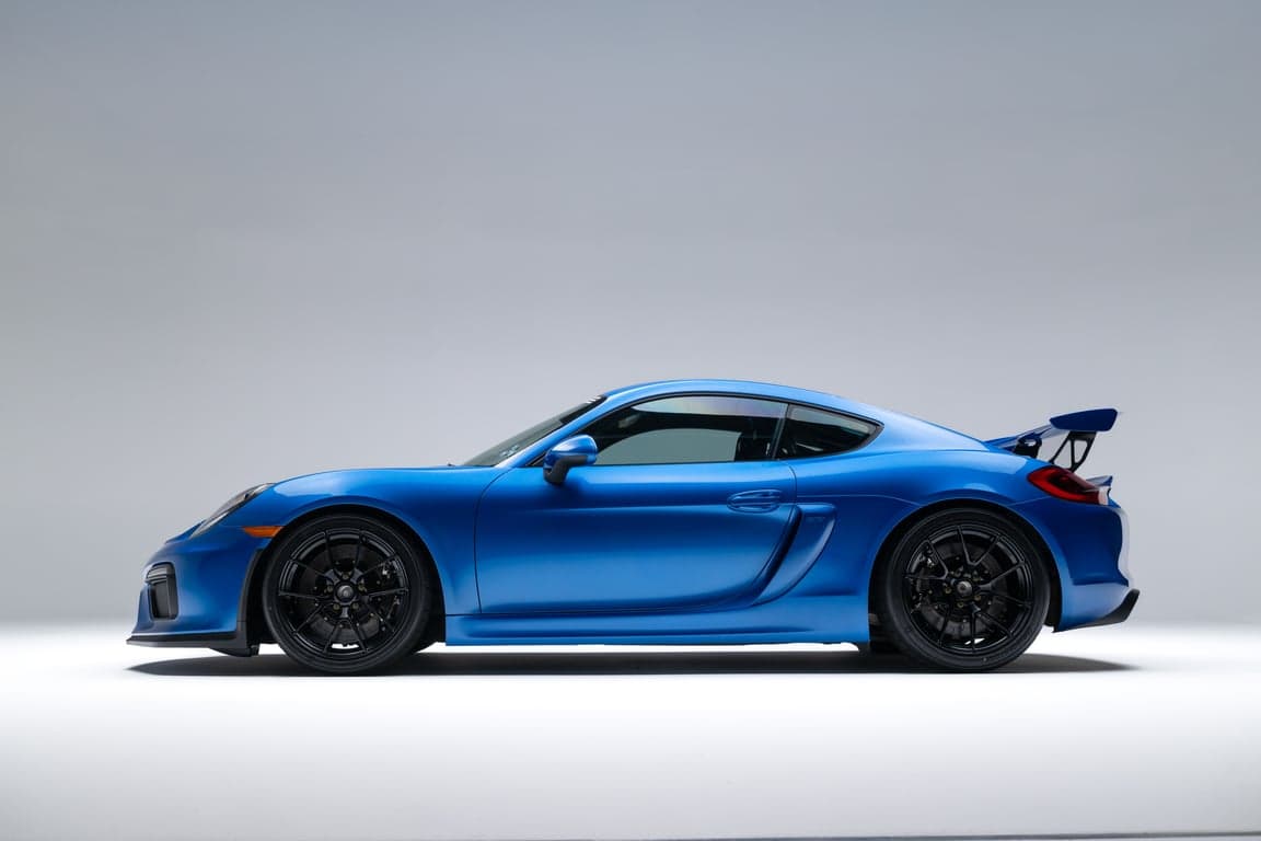 2016 Porsche Cayman GT4 in Sapphire Blue Now Live on Bring a Trailer